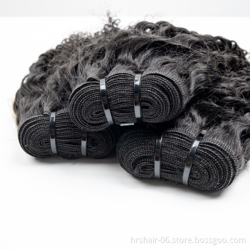 Peruvian human hair weave bundles with closure Raw virgin Cuticle aligned hair 10a grade virgin peruvian hair kinky curly